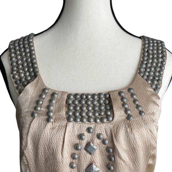 ECI GORGEOUS EMBELLISHED TUNIC, SZ. 8 - Picture 2 of 8